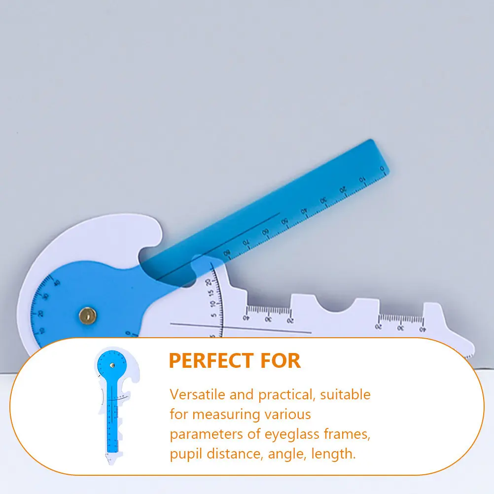 Plastic Pupil Distance Measurement Ruler for Eyeglasses Pupillary Distance Gauge Precise Adjustable Comfort Fit Optometrist Tool