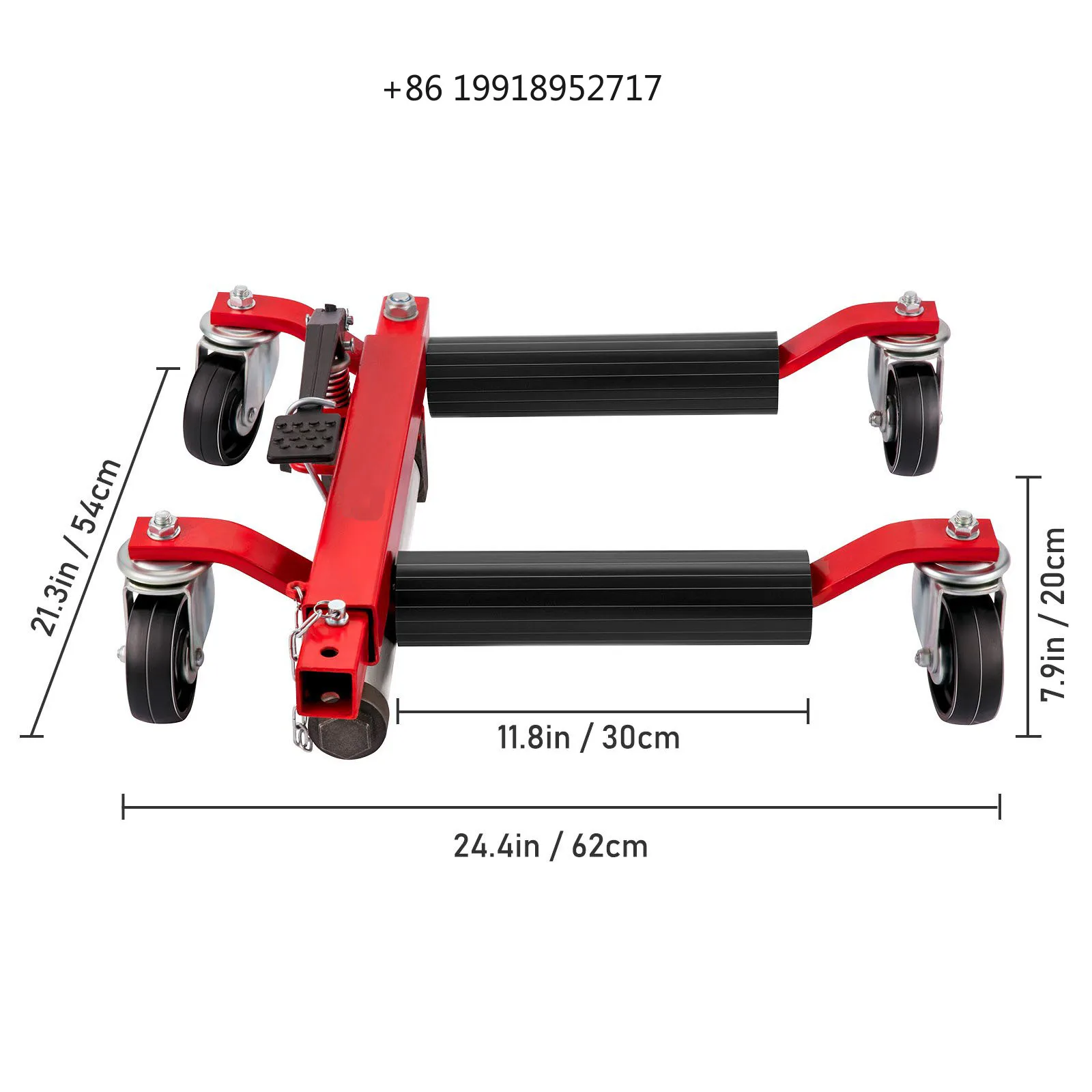 Jack Car Moving Tools In Stock Plastic tube 12 inch Outlet Approved Hydraulic Wheel Dolly
