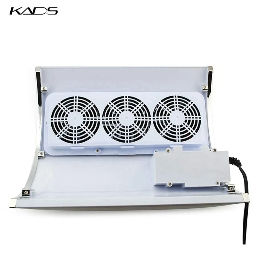 ネイルアートダスト吸引コレクター 3 ファン付きプロのネイルサロン使用ハイパワー強力な気流ネイルドライヤーツール付き