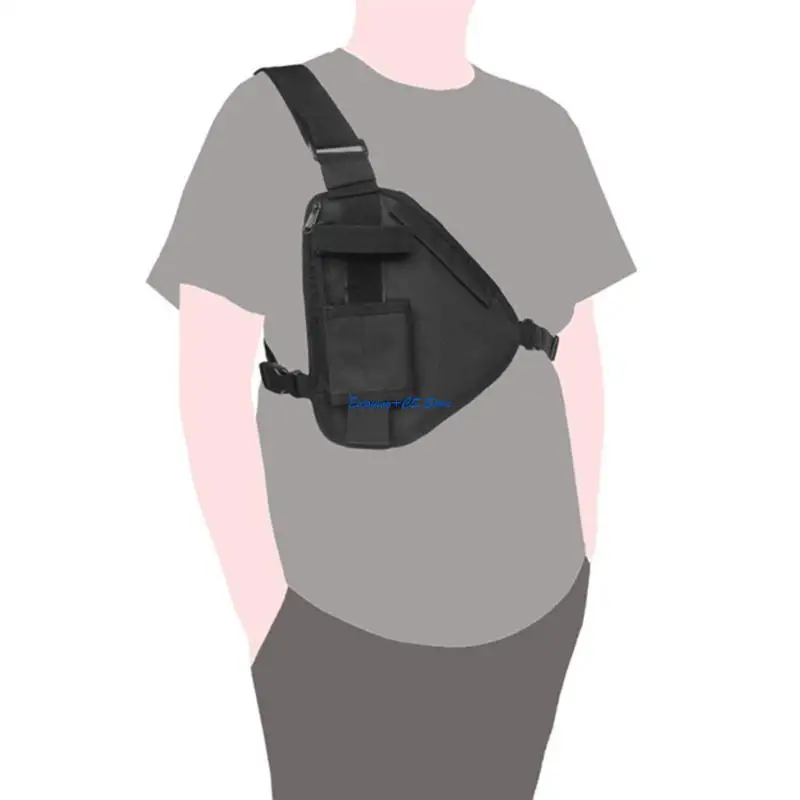 

Y51D New Men Chest Rig Bag Streetwear Shoulder Vest Bag Functional Buckle