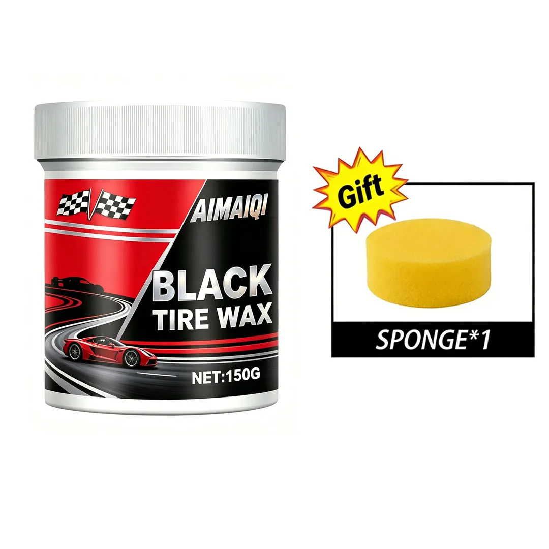 150g Auto Tire Care Wax, Super Shine, Anti-Cracking & Weatherproof Tire Polish