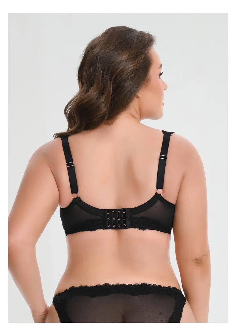 Plus Size Full Coverage Bra for Large Bust - Minimizer Support Underwire Lingerie - Anti Sagging Comfortable Bras 85D-95J 24 S79d351f4e9cc446d99f35d2e4108d158f