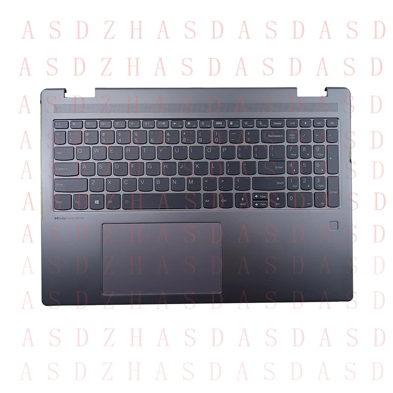 

Подставка для рук Z для Lenovo Yoga 7 16IAP7 с клавиатурой с подсветкой и тачпадом, серый цвет, артикул 5CB1J01825
