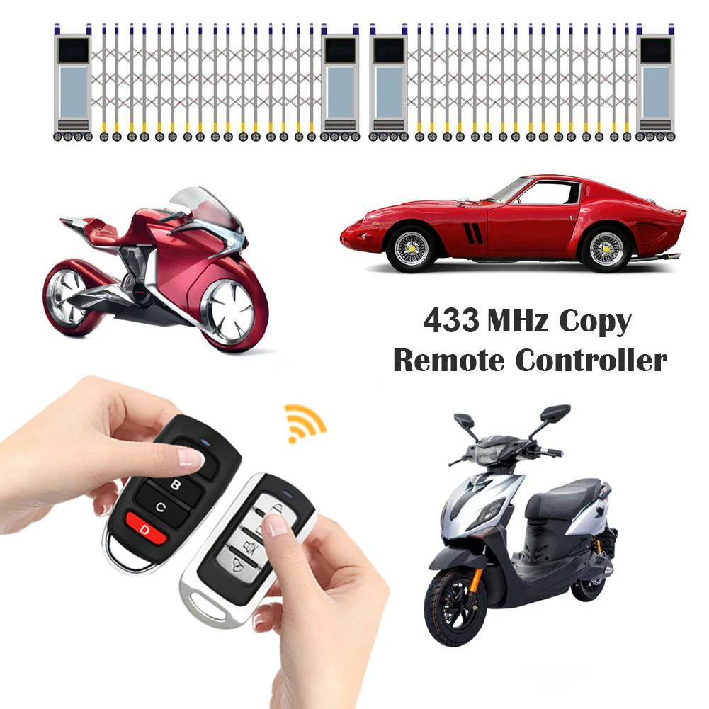 315MHz/433MHz Multi Frequency Garage Door Remote Control Copy Duplicator Garage Remote Multi Brand Remote Control