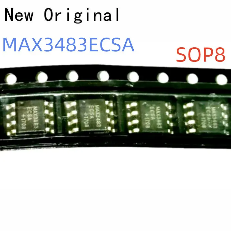 Max3483Ecsa Sop8 جهاز إرسال واستقبال الخط الجديد والأصلي 1 وظيفة 1 سائق 1 جهاز استقبال #1
