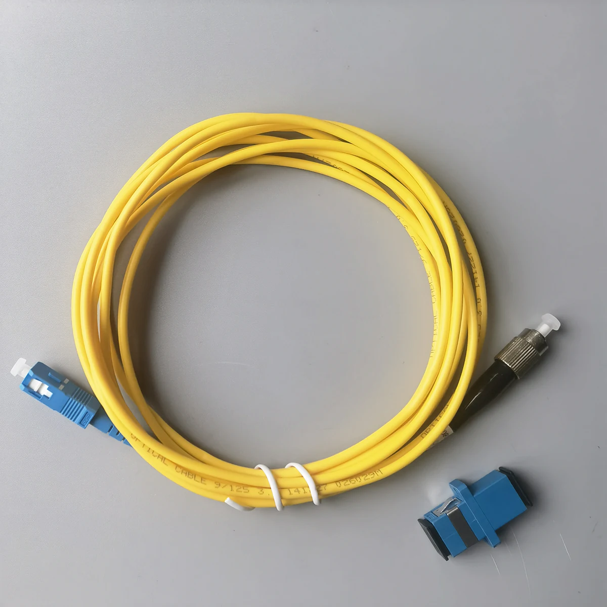 FC/UPC-SC/UPC Optical Fiber Patch Cord 3M(2.0mm)/5M(3.0mm)/10M(3.0m) SM Simplex Core Fiber Optic Internet Cable Fibra Optica