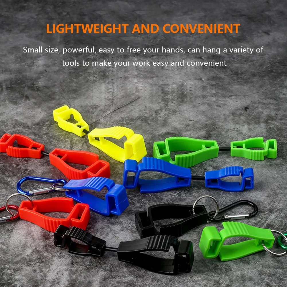 Glove Clips For Work Glove Holders Glove Belt Clip Portable Outdoor Working Gloves Grabber Holder Clip With Plastic Hook