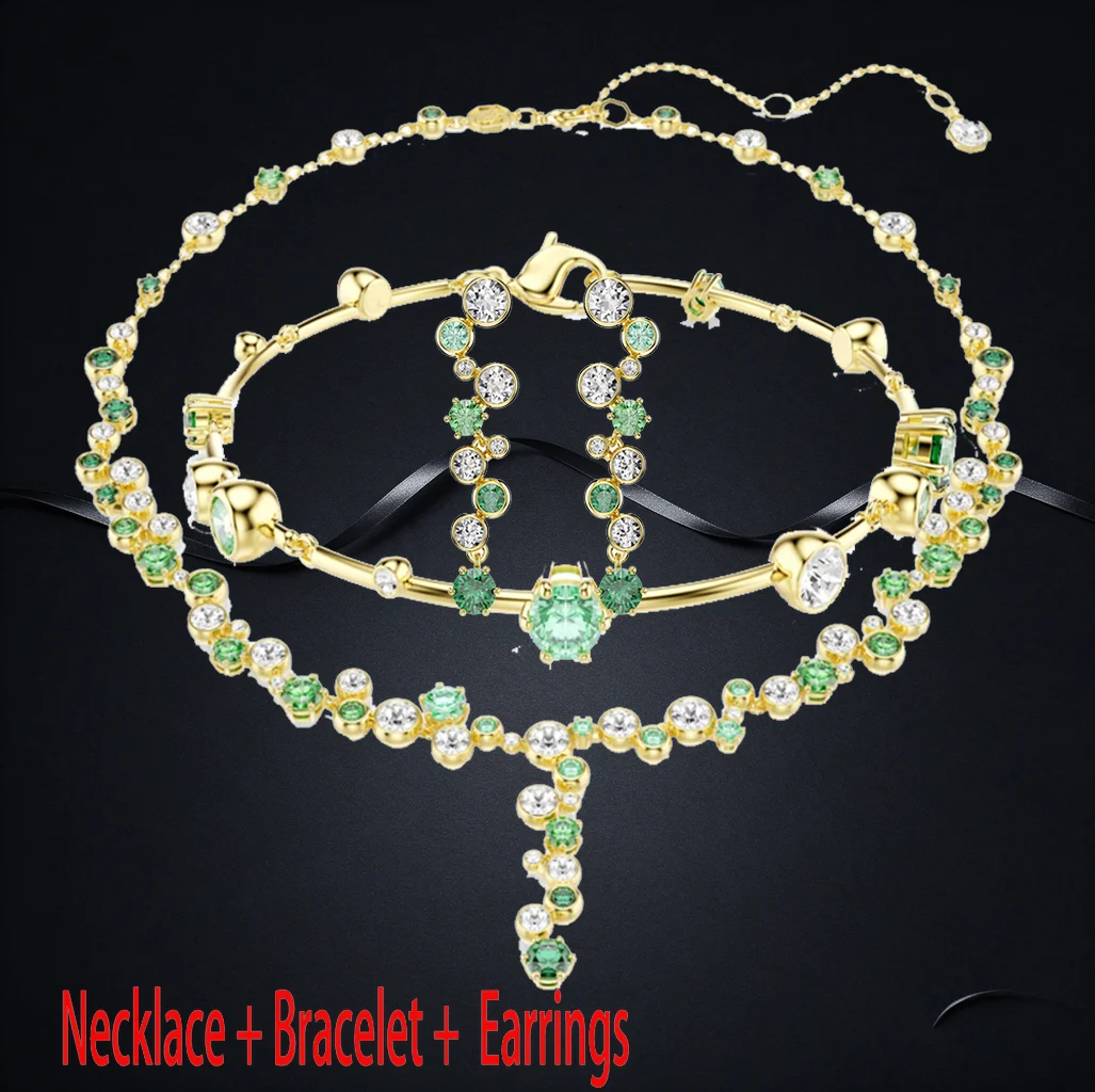 2026 New Arrival:Shimmering Teardrop Crystal Set Women's Wedding Essential Timeless Classic Limited Offer