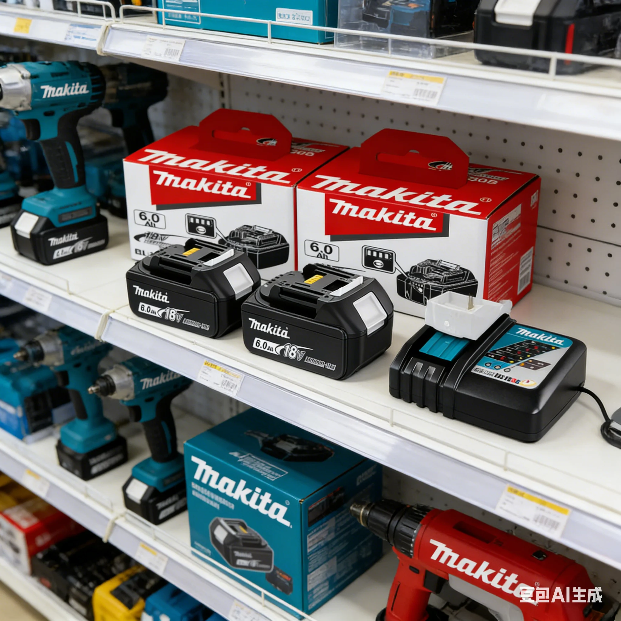 

100% Genuine Makita 6Ah for Makita 18V Battery BL1860B BL1840 BL1830B BL1850B BL1850 BL1860 BL1815 Replacement Lithium Battery