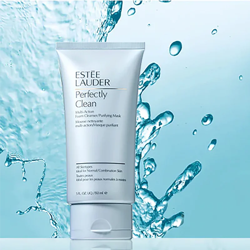 Estée Lauder Perfectly Clean Multi-Action Foaming Face Cleanser/очищающая маска для лица, 150 мл, для нормальной/комбинации кожи