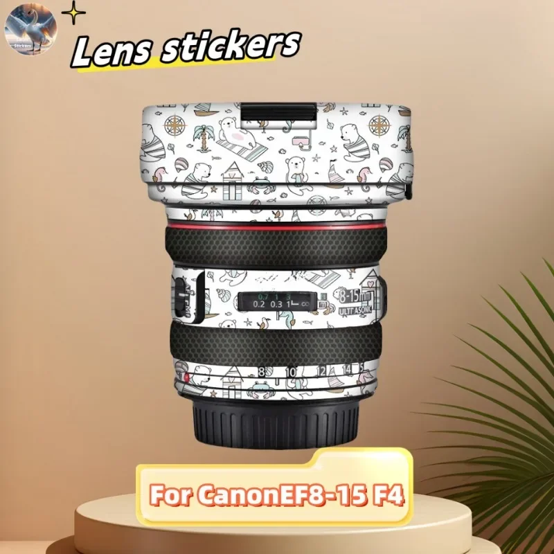 For Canon EF8-15 F4 Camera lens stickers, lens skin, lens protective film