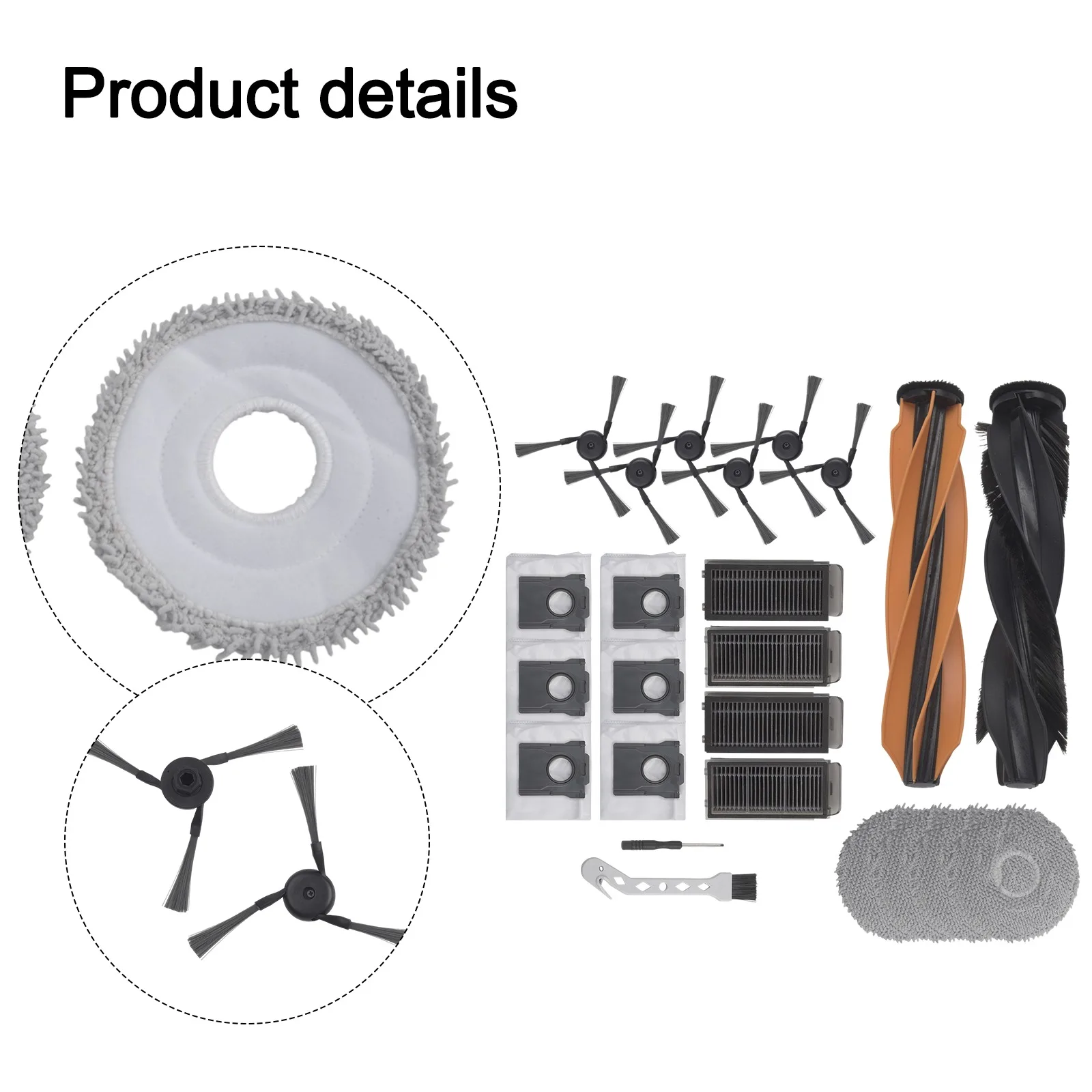 

Efficient Replacement Parts Kit for X50 For Ultra Vacuum Cleaner Contains Essential Components for Improved Performance