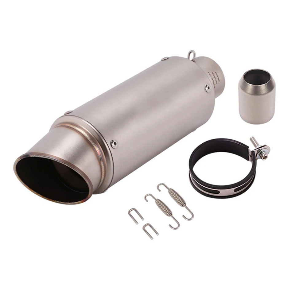 51/60 mm Universal-Motorradauspuff Inox-Schalldämpfer Kohlefaserauspuff mit DB Killer für Z900 R3 R25 MT07 MT09 R1 Z400 Z650 – Detail 15