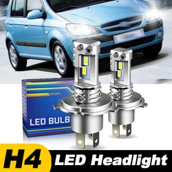 1pc/2Pc For Hyundai GETZ 2002 2003 2004 2005 2006-2011 Car Headlamp 12000lm H4 9003 LED Headlight Hi/Low Beam Bulbs Canbus 6000k