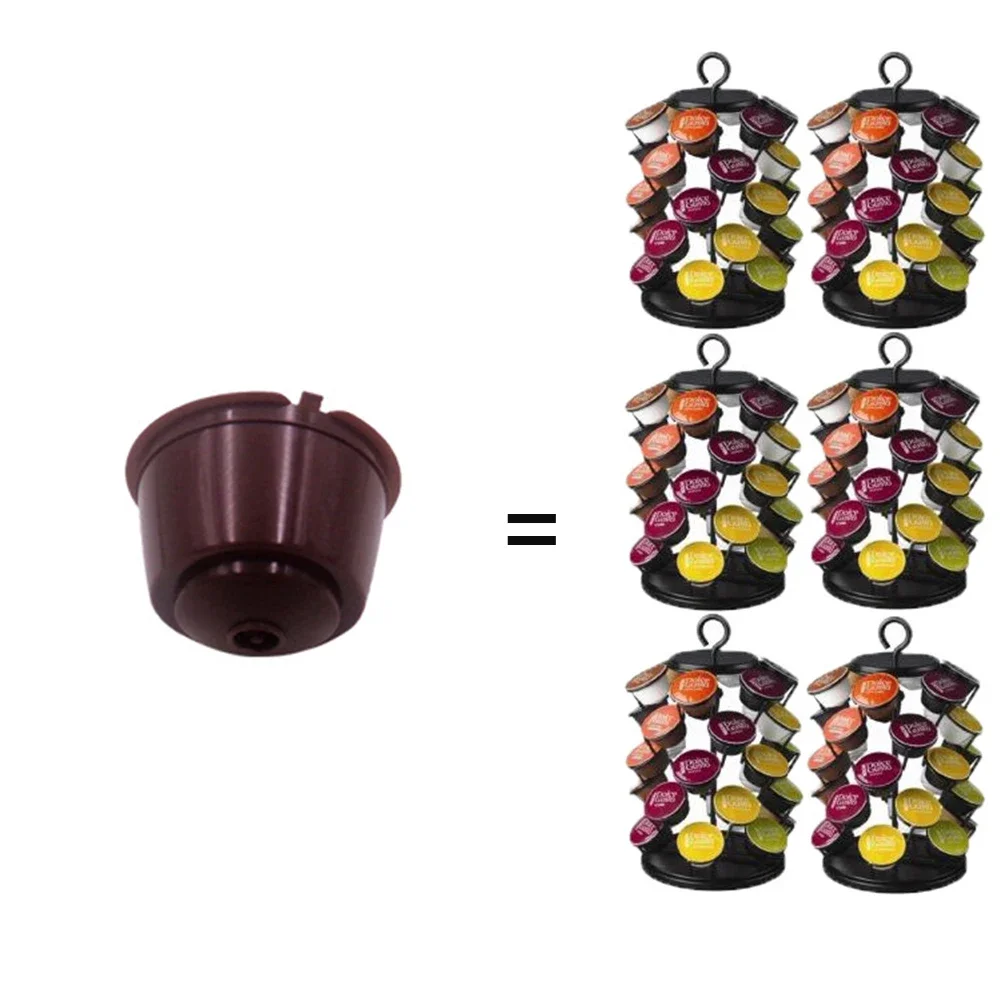 1-10PCS Coffee Capsule Capsules Pod Food Grade Refillable Coffee Filter Reusable Coffee Capsule Cups Strainer For Dolce Gusto