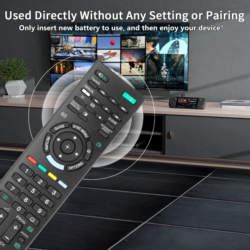 RM-GD019 RMGD019 For Sony Remote Control, For Sony TV KDL-46EX720 KDL-40EX720 KDL-40EX520 KDL-40CX520 KDL-32EX720 KDL-32EX520 KD