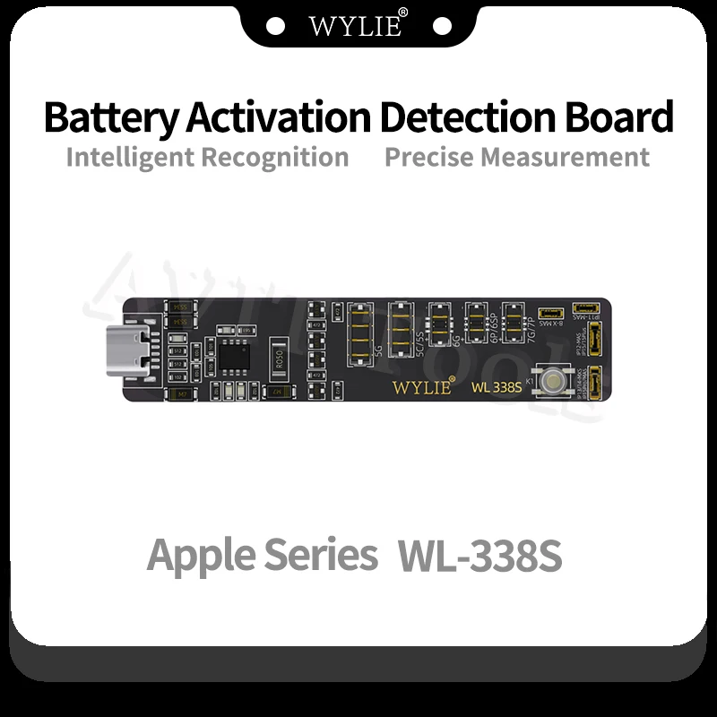 Placa de activación de batería integrada para teléfono inteligente WYLIE para IPHONE 5-15PM, placa de detección de la serie Android, batería de activación con un clic