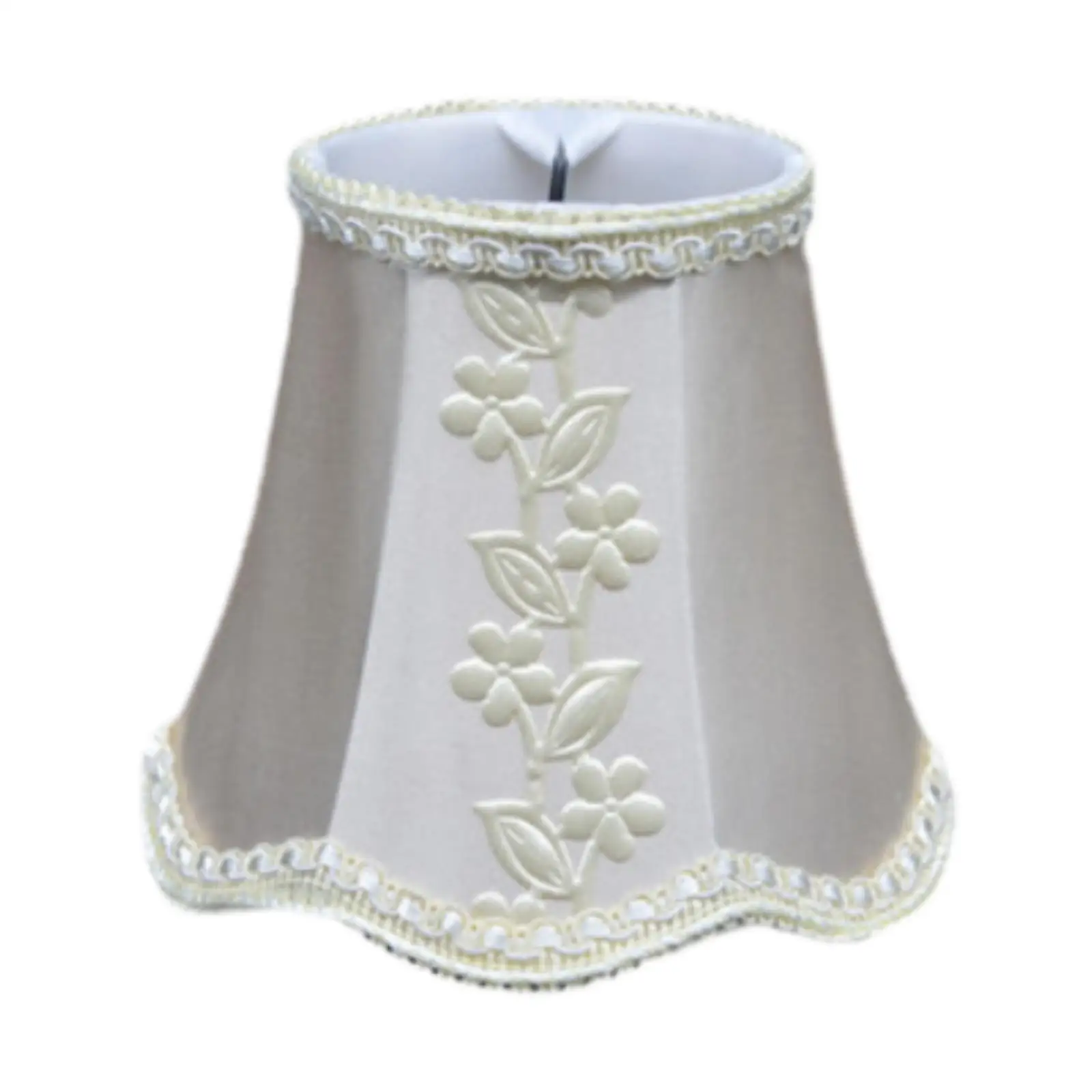 Cloth Fabric Chandelier Lamp Shade for Candle Bulbs Lighting Droplight Cover