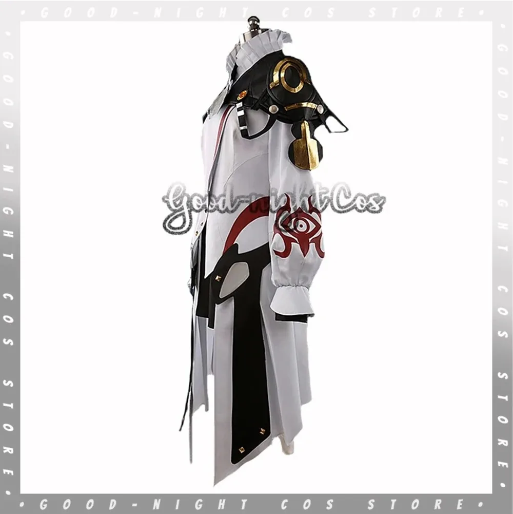 Game Final Fantasy XIV FF 14 Y\'shtola/Ya Shutora Ruru Cosplay Costume Wig Ear customize white Uniform Halloween Christmas Party