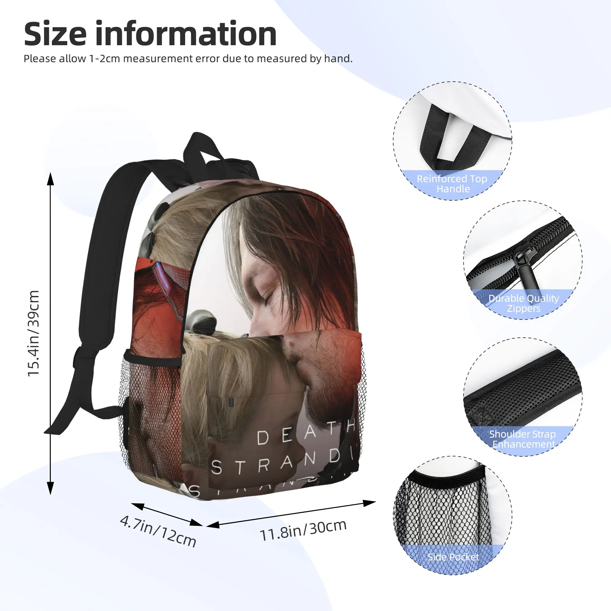 Bridge Baby on Board Death Stranding Backpack Hot Sale Daypack Boys Girls BookBag Shoulder Bags for Men Women School Bag