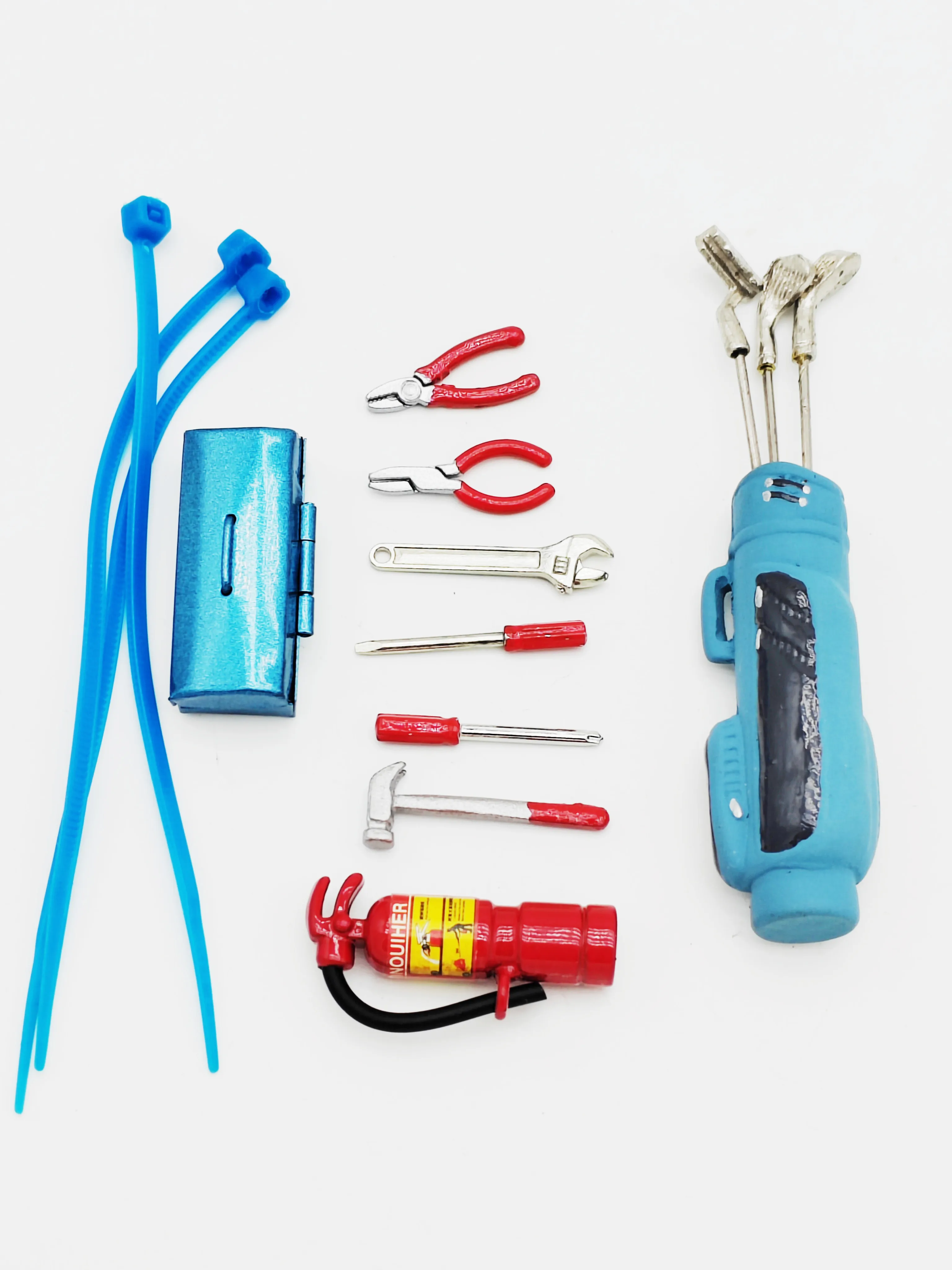 

Инструменты для моделирования Ящик для инструментов Клюшки для гольфа Огнетушитель Подходит для AXIAL SCX10 TRAXXAS TRX4 D90