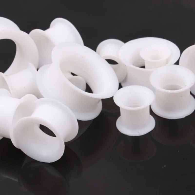 1 Pair Non-toxic Silicone Material Expansion Earring Stud Ear Ring 4-25mm  Accessory