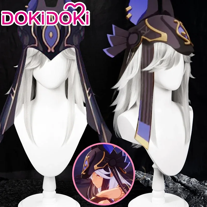 재고 있음 Tighnari Nilou Candace Dehya Cyno Collei Nahida Alhaitham Dori 가발 게임 Genshin Impact Sumeru 코스프레 DokiDoki 가발