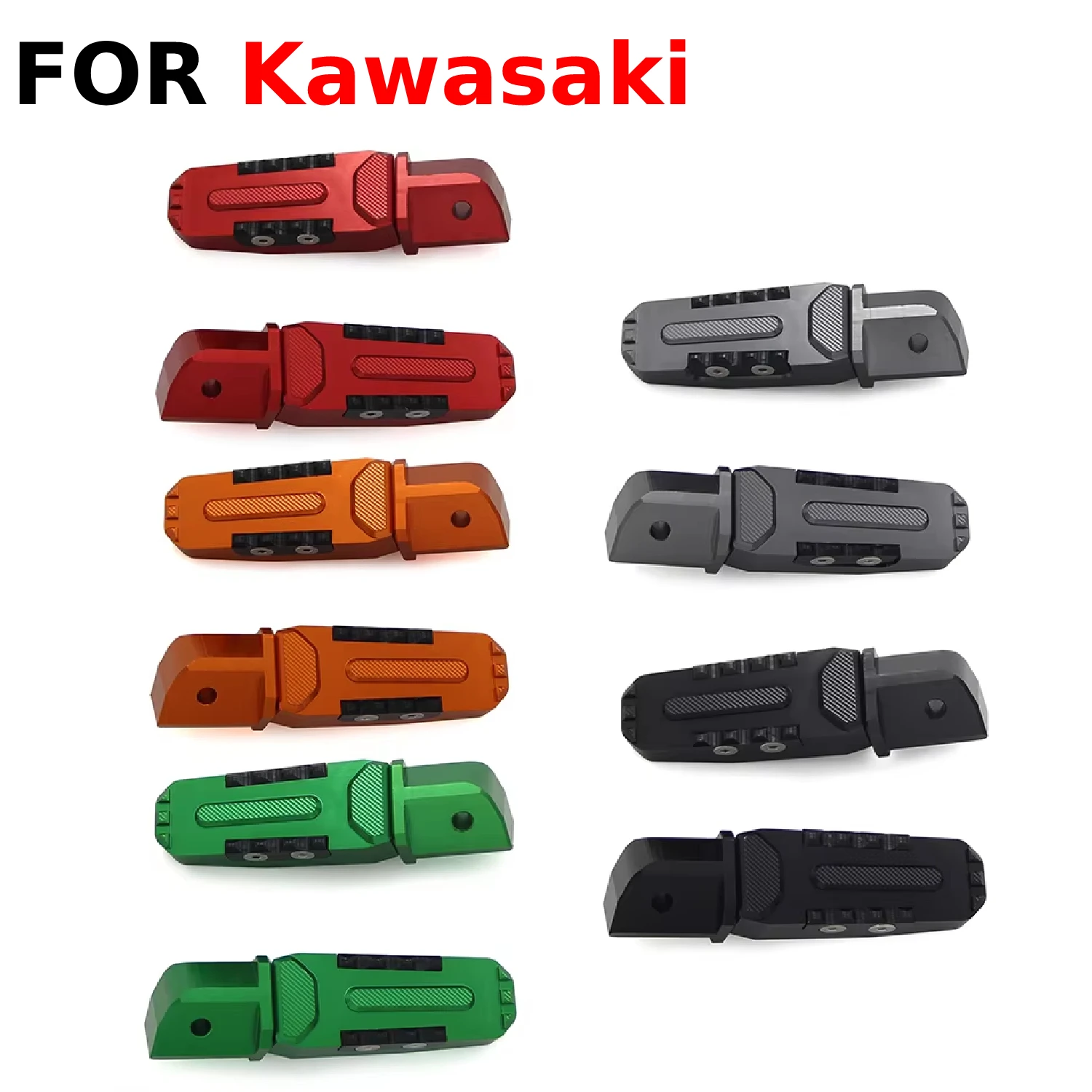 

Rear Footrests Foot Pegs For Kawasaki ZG1400 GTR1400 Concours 14 ZX1400 ZZR1400 Ninja ZX14R ZX14 ZX ZZR 1200 ZX12R ZX1000 ZX10R