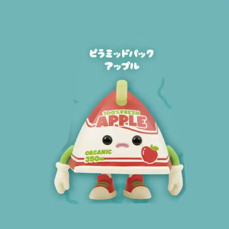 Juice Box Kawaii Modeling Gashapon Collection Ornament Q-version Action Figure Model Toys