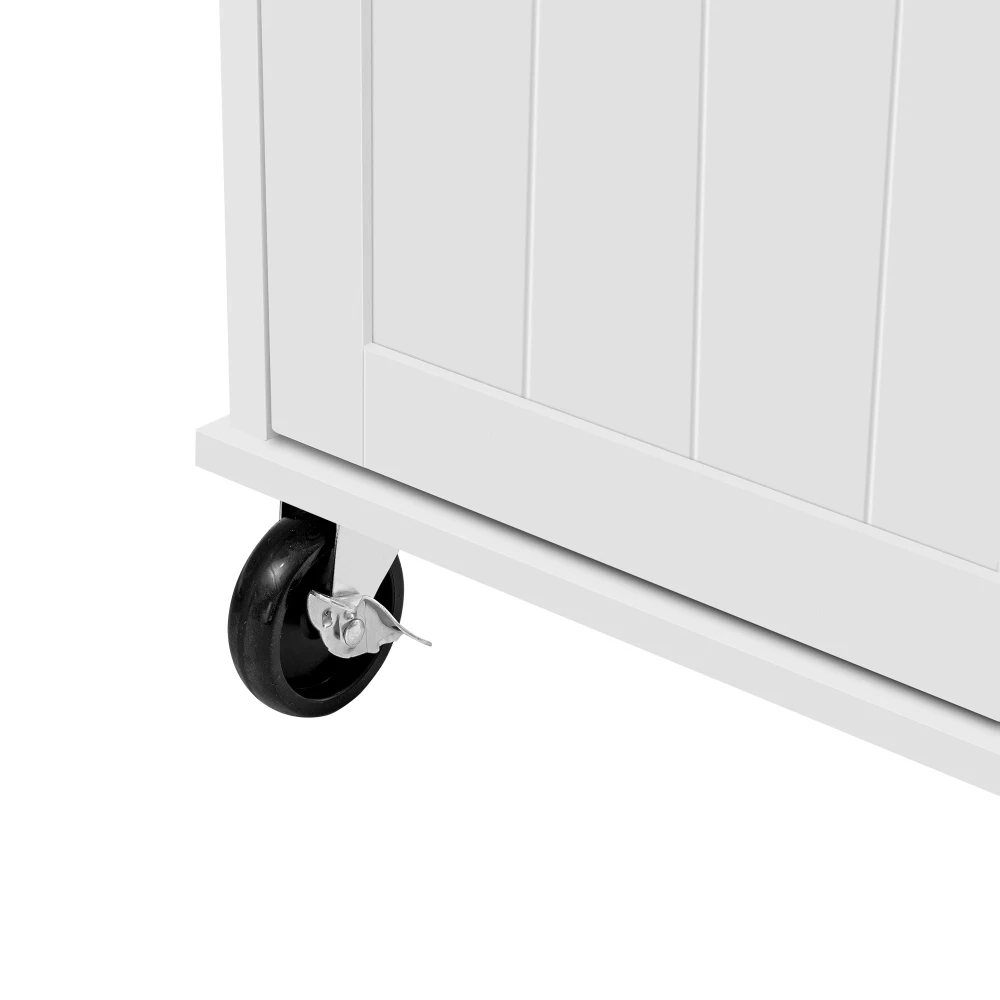 Kücheninsel mit Rollen, abnehmbarem Esstisch, mit Schubladen und Handtuchhalter, mobiler Küchenwagen mit Steckdosenstangen – Detail 36