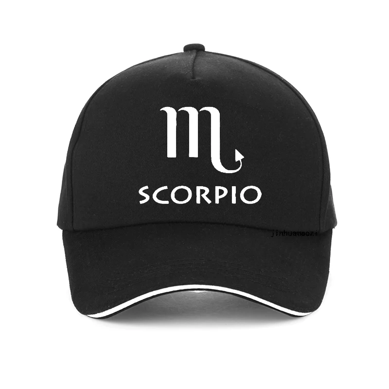 

Scorpio Baseball Cap fashion Unisex constellation Hat Harajuku pop Men Women Hip Hop Sun Caps Astrology caps