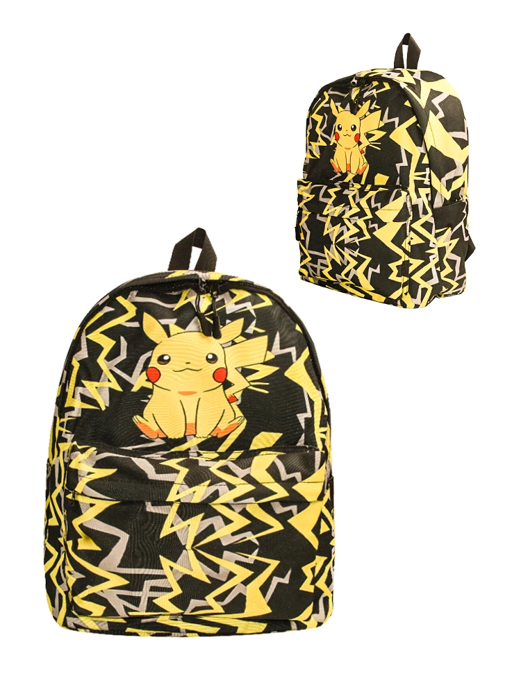 Wholesale MINISO Disney Anime Pokemon School Bag Pikachu Backpack Comfortable Student School Bag  Boys And Girls Gifts