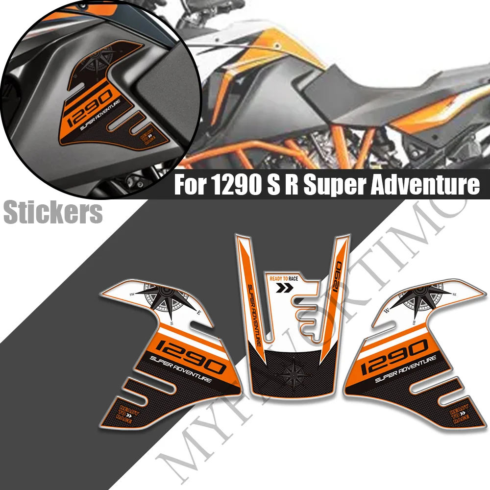 

For 1290 Super Adventure S R TankPad Tank Pad Sticker Motorcycle Fuel Tank Protection moto Decals