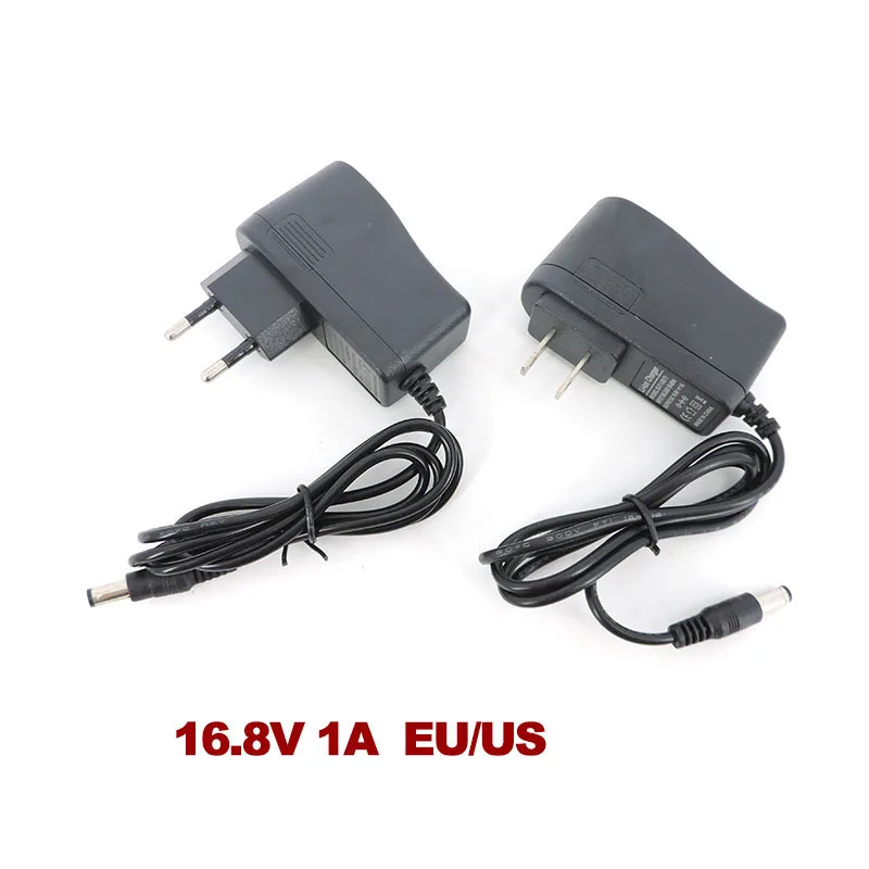 AC to DC 16.8V 1A 1000ma Lithium li-ion Battery Wall power adapter Charger for 14.4V 4Series 18650 Lithium Battery 5.5*2.5MM