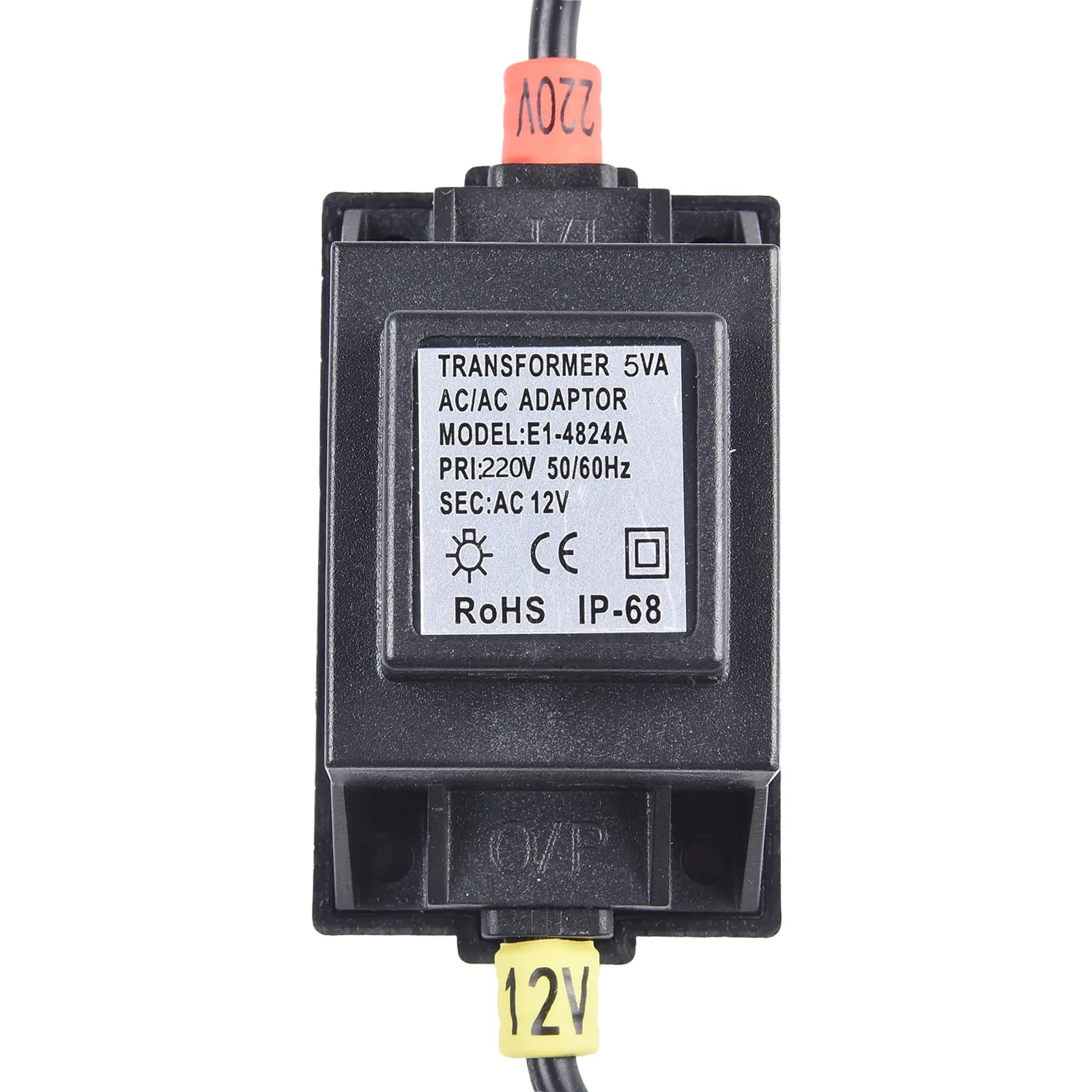 

LED Power Supply 12 V AC/AC TransforFor mer with Waterproof IP67 Short Circuit and Overload Protection Suitable for LED Lighting