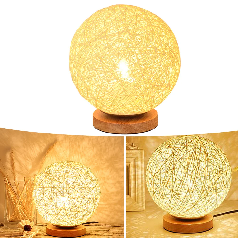

15Cm Led Rattan Ball Light Dimmable Usb Powered Fairy Lamp For Bedroom Wedding Party Patio Decoration Warm White Night Light