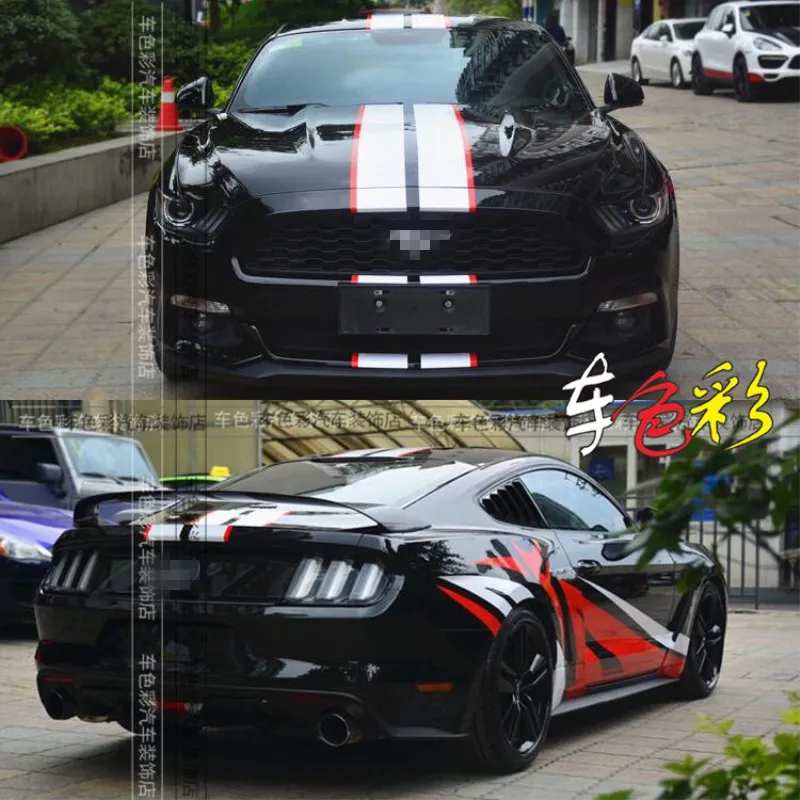 

New Custom Vinyl Car Sticker Car Decal Car Foil Decorative Modification Accessories FOR Mustang GT 500