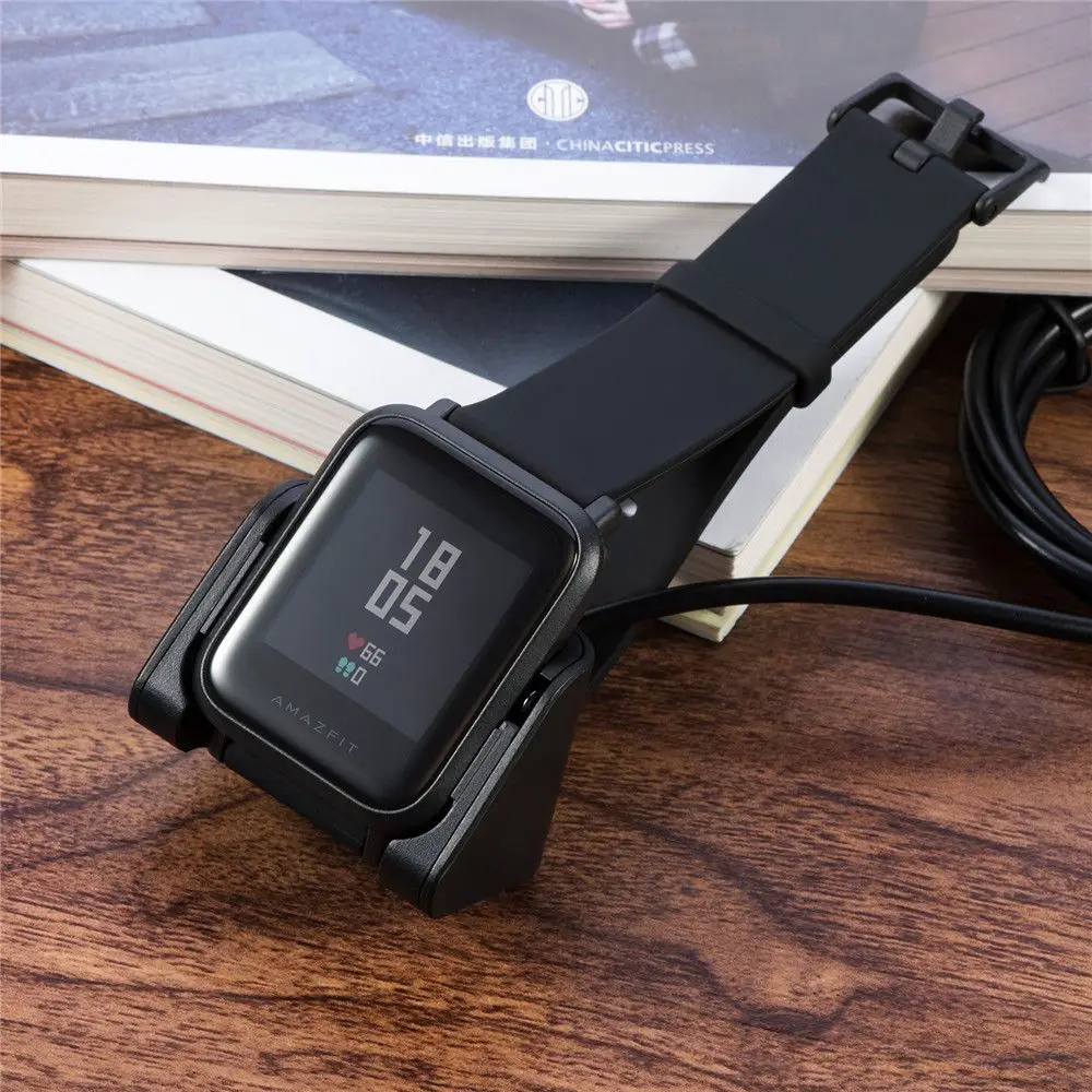 ユニバーサル交換スポーツスマートウォッチ充電器充電ドック USB ケーブルクレードルリストバンド Xiaomi Huami Amazfit Bip Youth