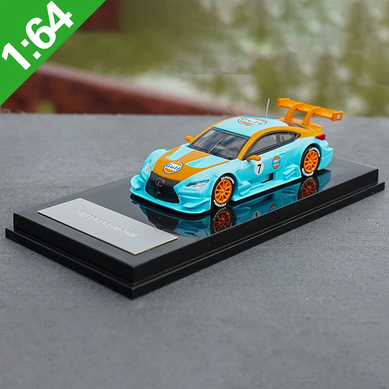 1:64 RCF SUPER GT500 Rally Racing Alloy Car Diecasts & Toy Vehicles Car Model Miniature Scale Model Car Toy For Children