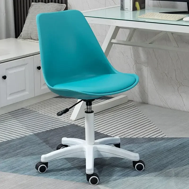 Computer Chair Backrest Office Chair Home Use Long Sitting Comfortable Simple Lifting Swivel Chairs Study Dormitory Room Bedroom