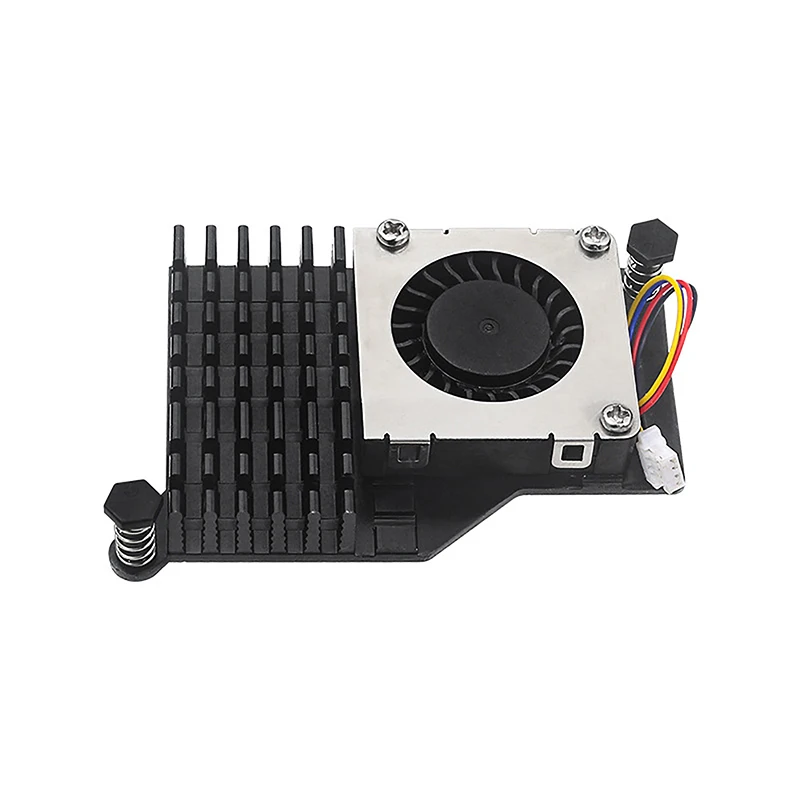 PWM Speed Adjustable Fan Cooling Radiator For Raspberry Pi 5 Active Cooler Aluminum Heatsink