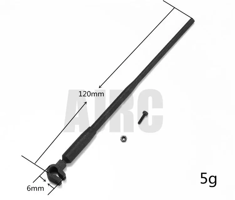Voor Traxxas Trx-4 G500 Trx-6 G63 Voorste Antenne Simulatie Front Signaal Kabel 1/10 Rc Gevolgd Rc Auto Onderdelen