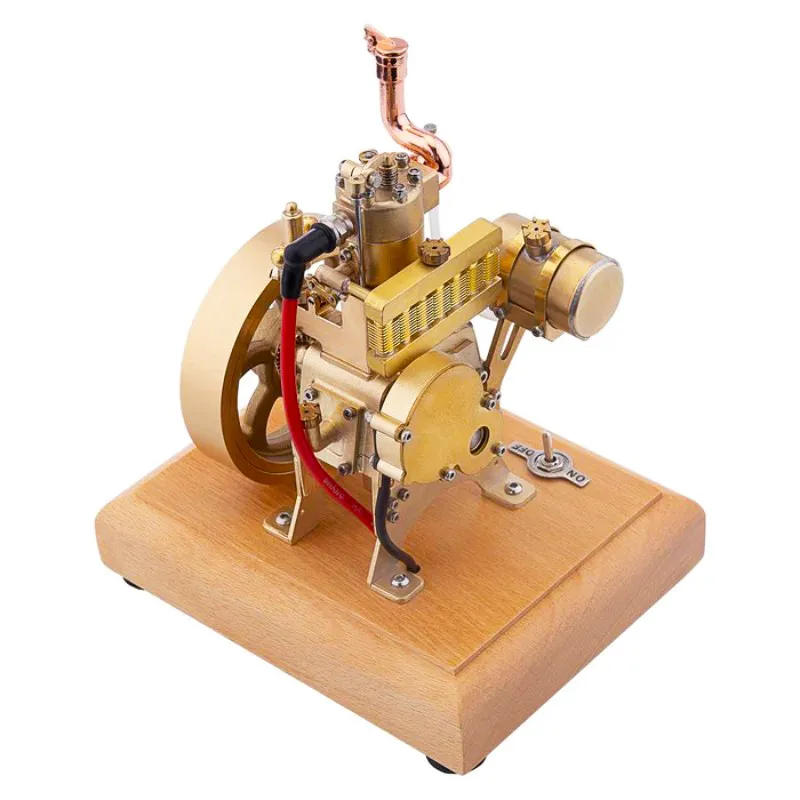 Water Tank Cooling Operable Starting Fuel Engine Model for Laboratory Science Experiment Teaching Hobby Collection Display