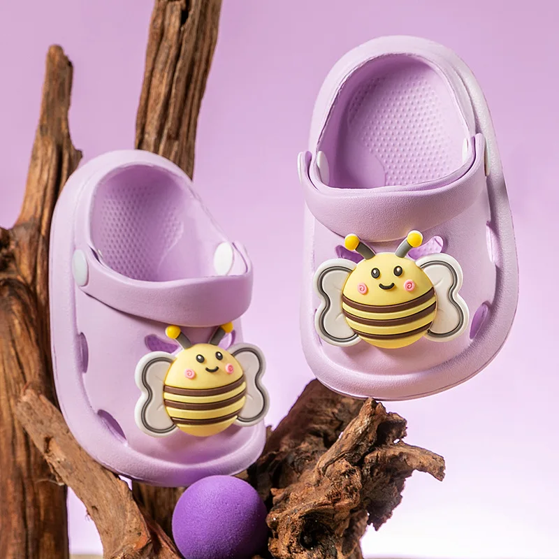 

Baby cartoon Sandals Casual Breathable Hollow Out Boy Shoes EVA Summer Kids Shoes 2024 Beach Children Sandals Girls