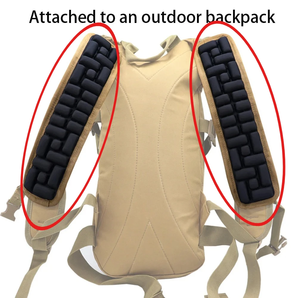 Tactical Anti-Gravity Air Cushion Shoulder Pad Modular Breathable Strap Pad For Hunting Vest Backpack Camera Bag