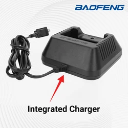 Cargador de batería Baofeng UV-5R USB con base de escritorio para radio