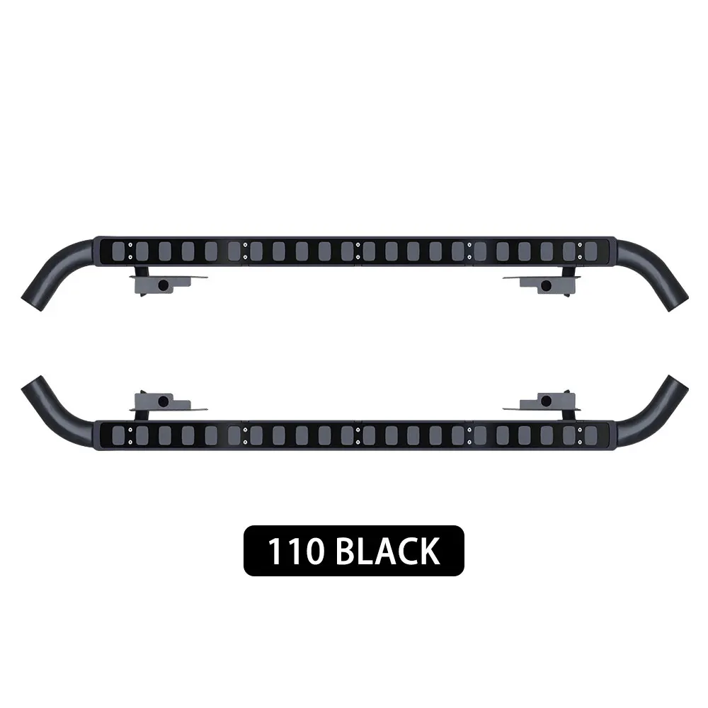 Dream Car 2Pcs Left Right Steel Side Step Fits For Defend 110 Running Board Nerf Bar Pedal Protector Side Stairs