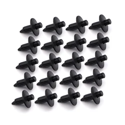 20Pcs/Set Motorcycle 6mm 7mm 8mm 8.4mm Rivet Fairing Body Trim Panel Fastener Screw Clips Plug Kit Black For Honda Ducati Yamaha