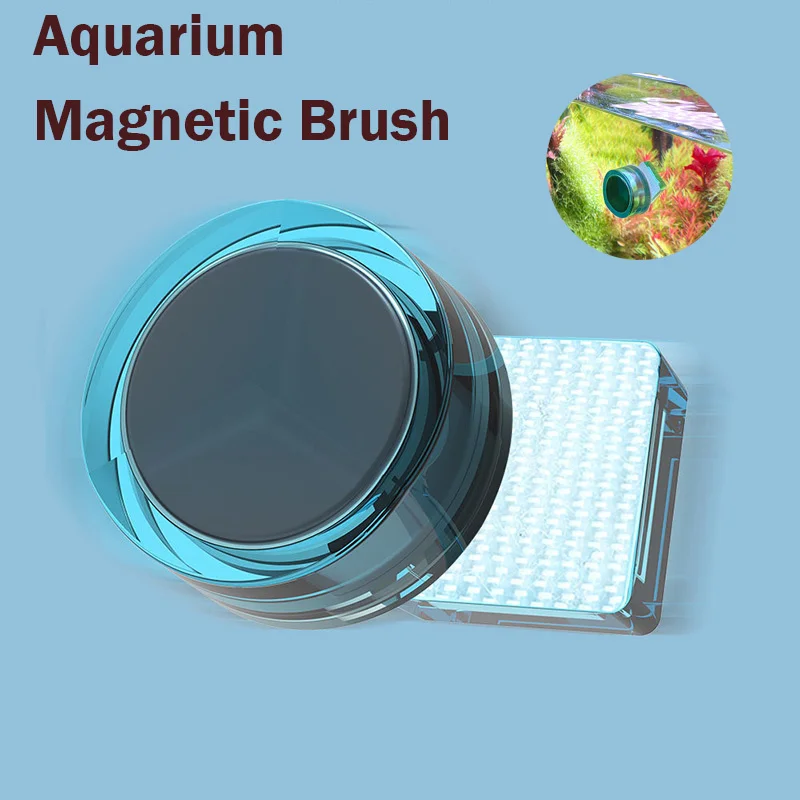 

Qanvee Aquarium Magnetic Brush Fish Tank Cleaning Tools Glass Cleaner Accessories Fishbowl Akvarium Goods Algae Fishing Supplies