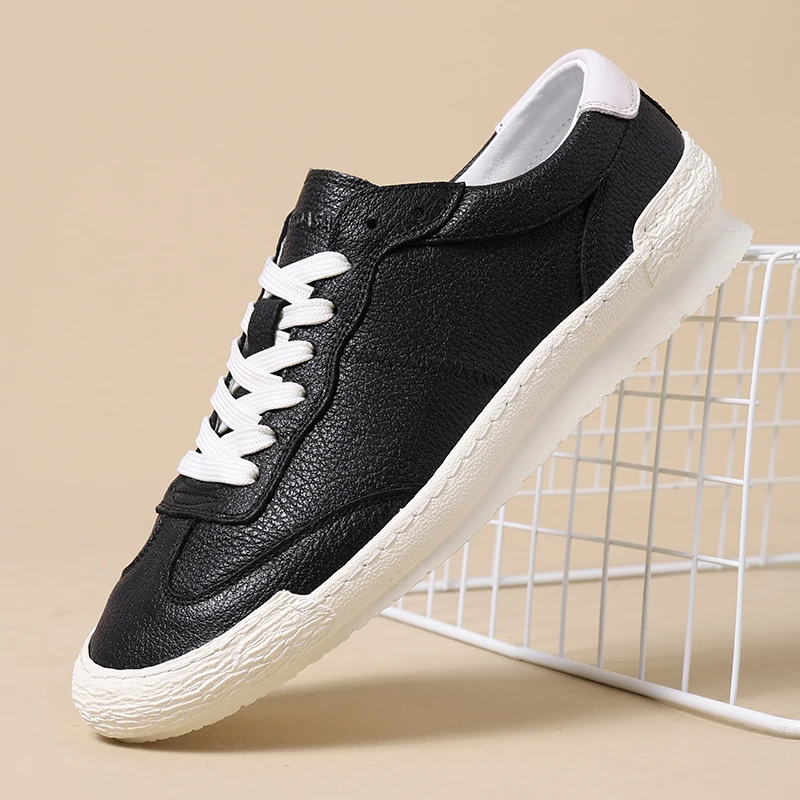 

Men's new versatile low top thick soled personalized casual driving shoes 250609